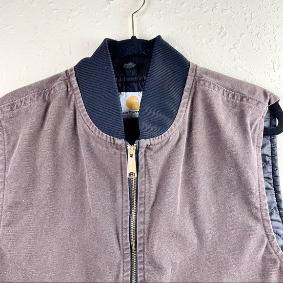 Carhartt Brown Vest with Black Collar - Picture 3 of 10